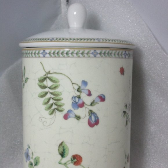 Wedgwood China Floral Design Fleur Canister Jar - Picture 4 of 11
